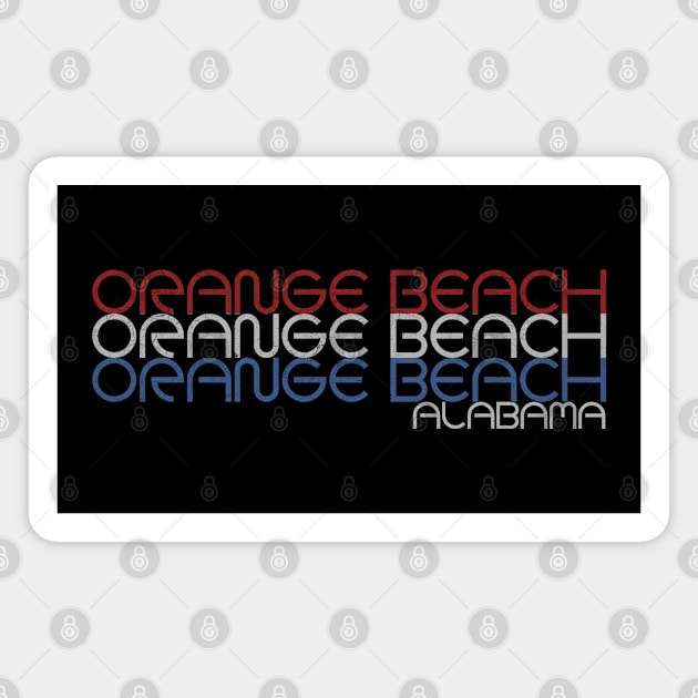 Orange Beach Alabama Magnet by RAADesigns